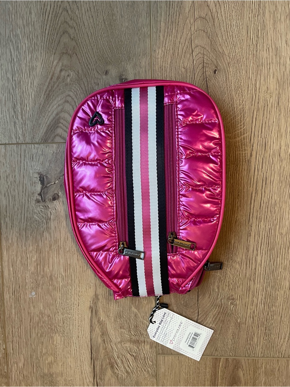 Pink Prenelove Pickleball Sport Sling Crossbody bag